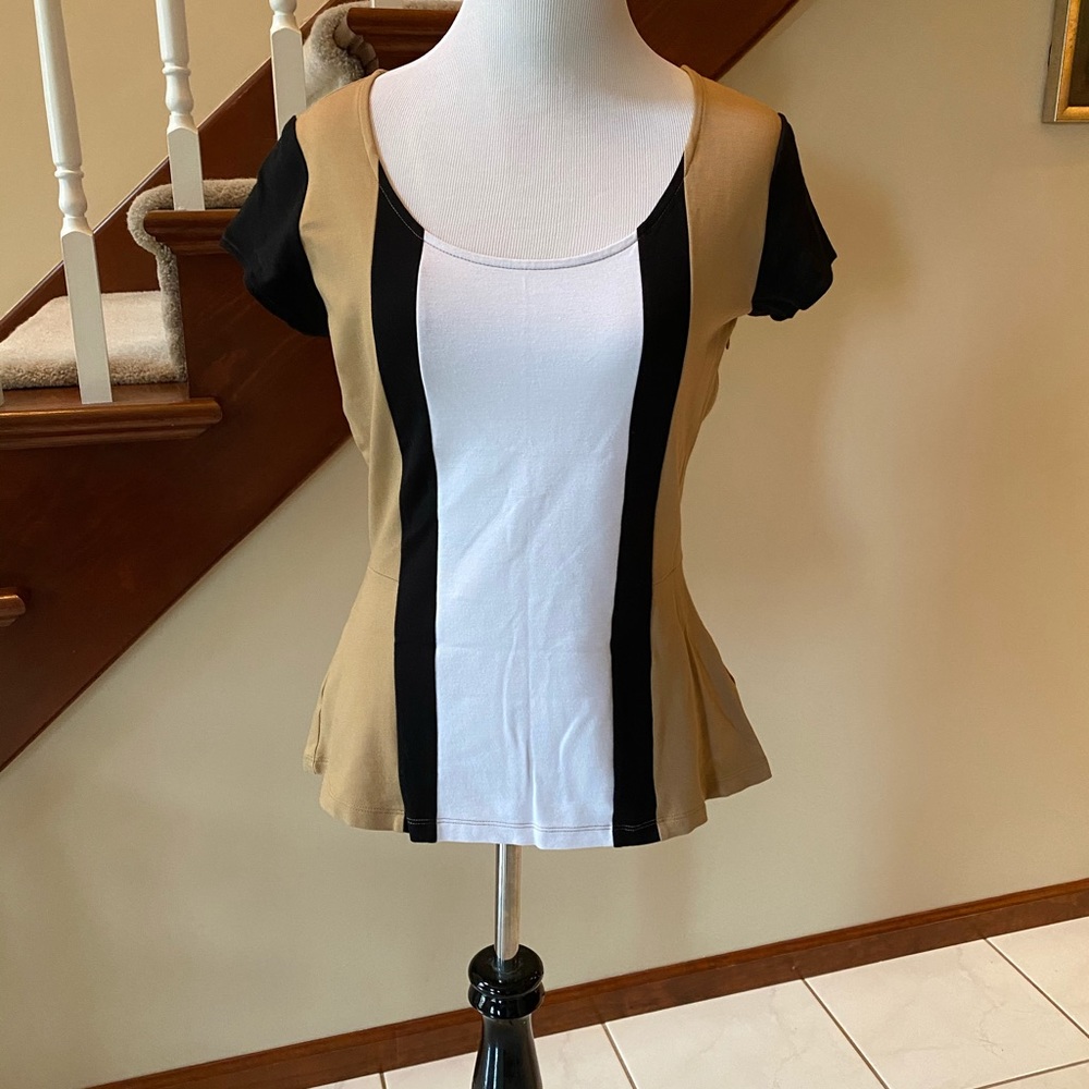 Banana Republic color-blocked cotton top